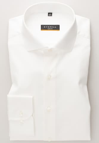 ETERNA - Slim Fit Camisa clássica em branco