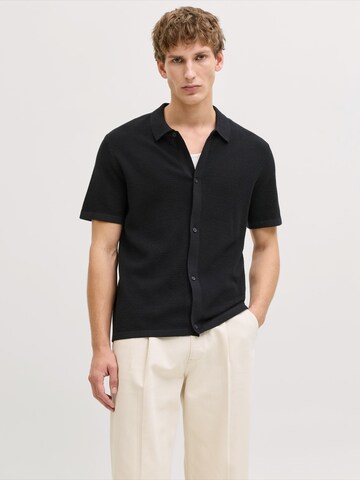 Coupe regular Chemise 'JJEGEORGE' JACK & JONES en noir : devant