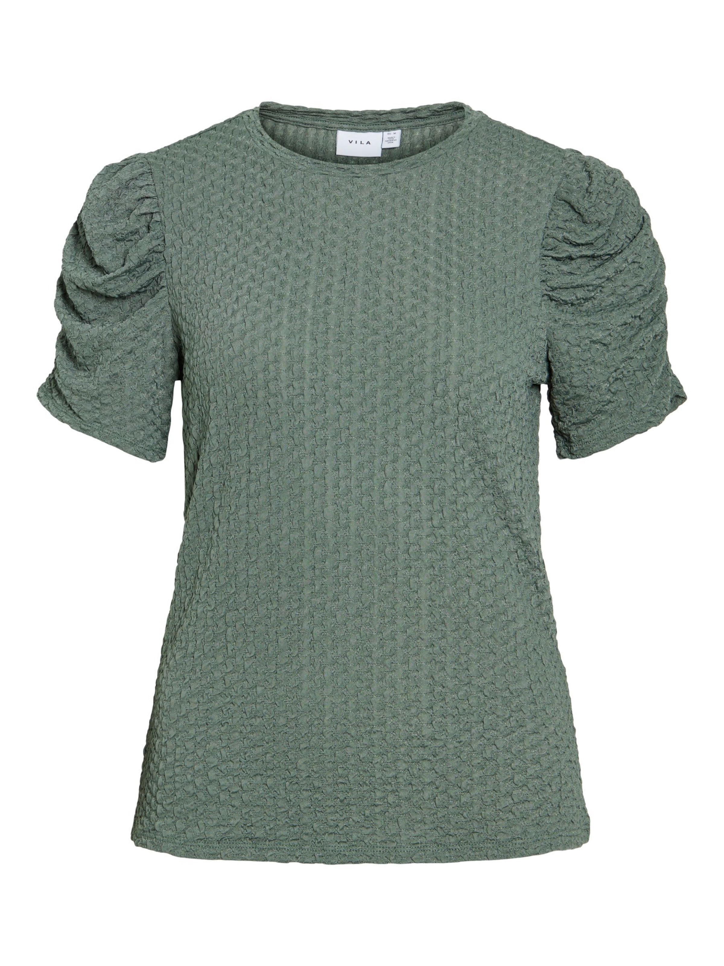 VILA Blouse 'VIAnine' in Green: front