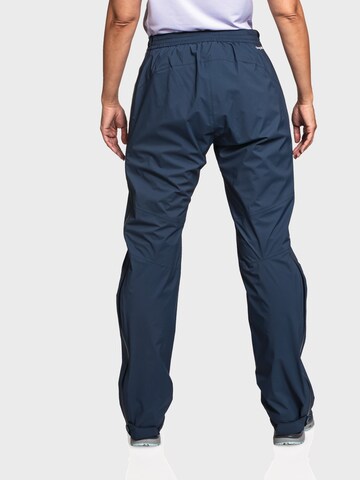 Schöffel Regular Outdoor trousers 'Tegelberg' in Blue