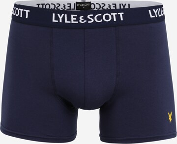 Lyle & Scott - Calzoncillo boxer 'BARCLAY ' en azul: frente