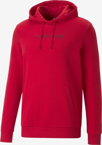 PUMA Athletic Sweatshirt 'A.C. Milan' in Red: front