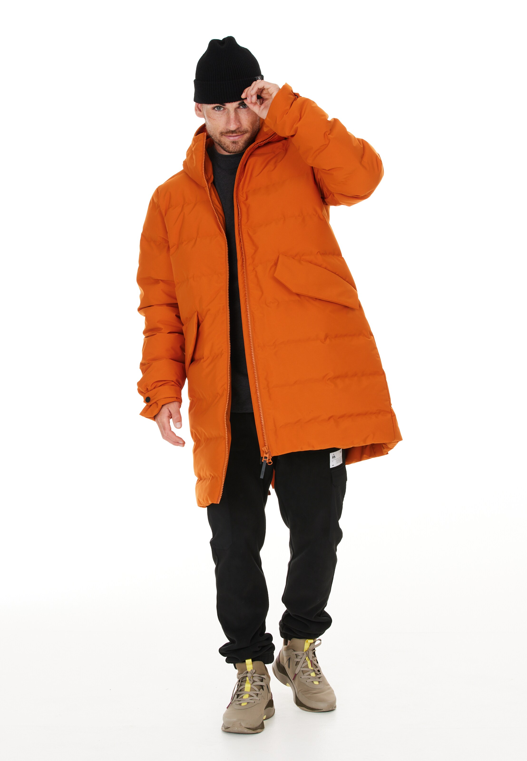 SOS Jacke 'Vars' in Orange: Vorderseite