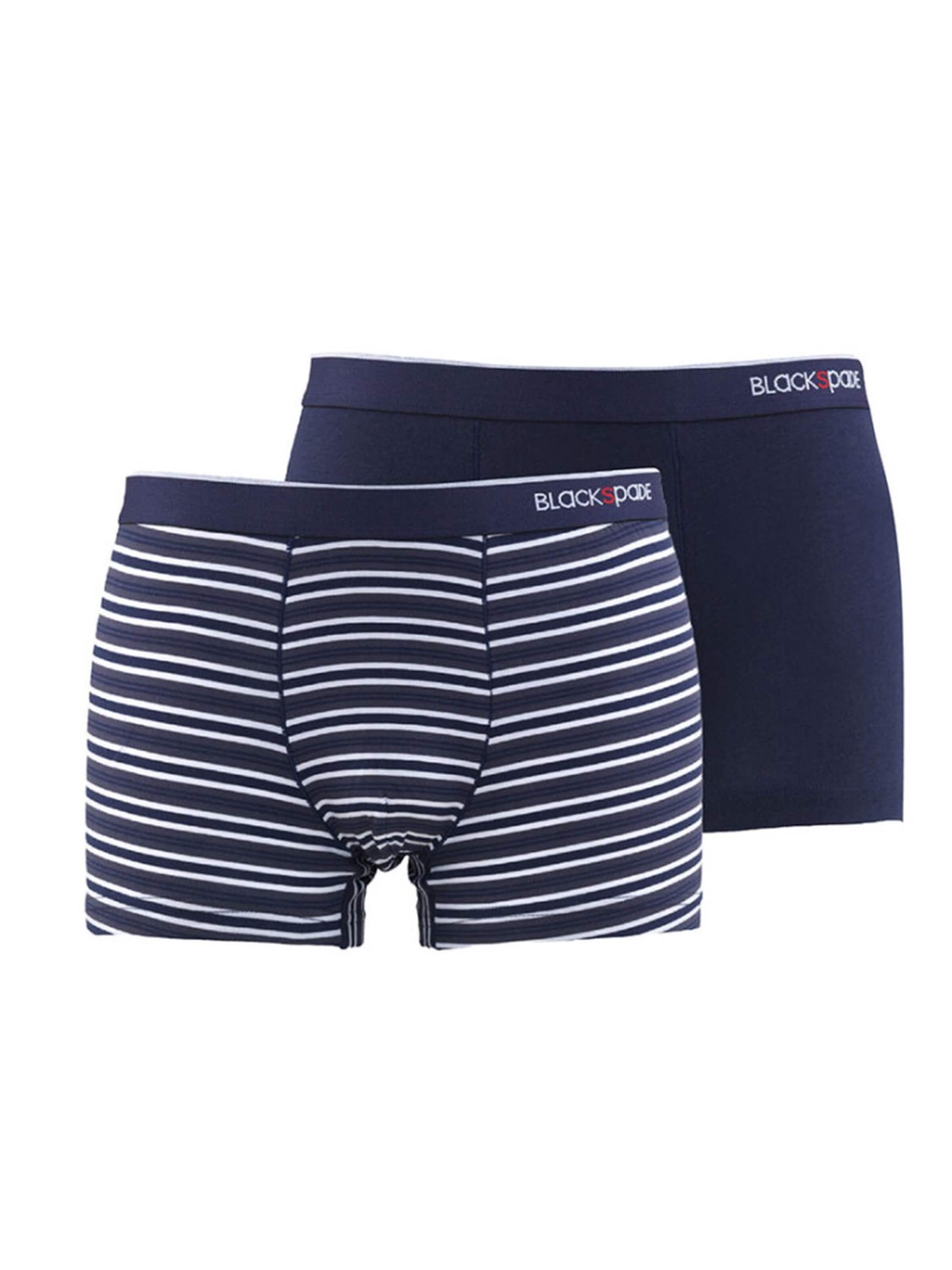 Blackspade - Calzoncillo boxer en azul: frente
