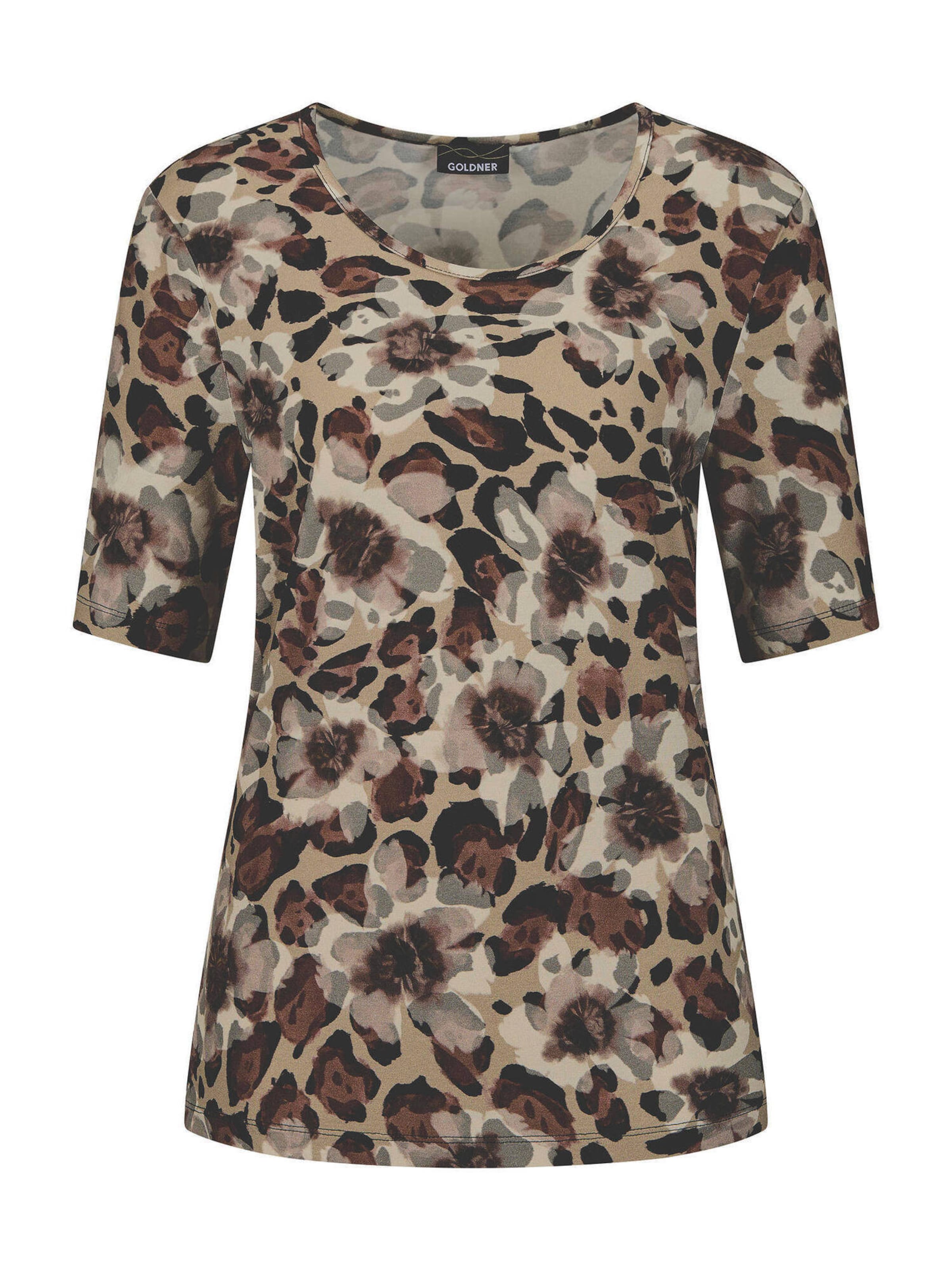 Goldner Shirt in de kleur Beige / Bruin, Productweergave