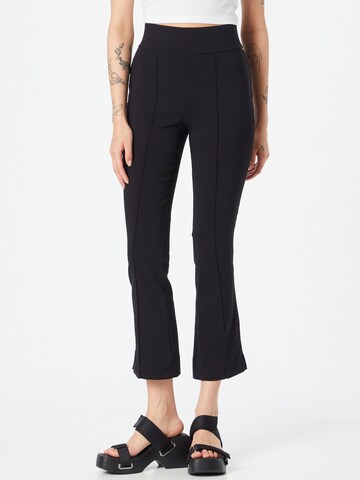 VILA Flared Pants 'MARIKKA' in Black: front