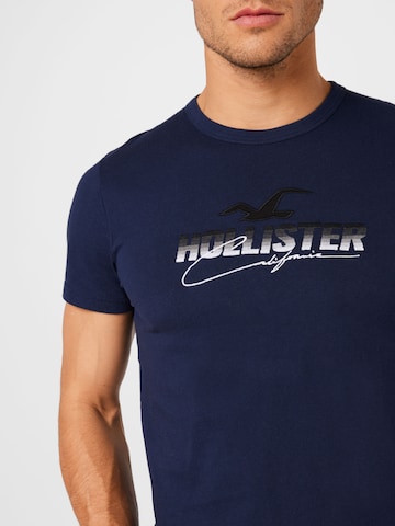 HOLLISTER T-shirt i blå