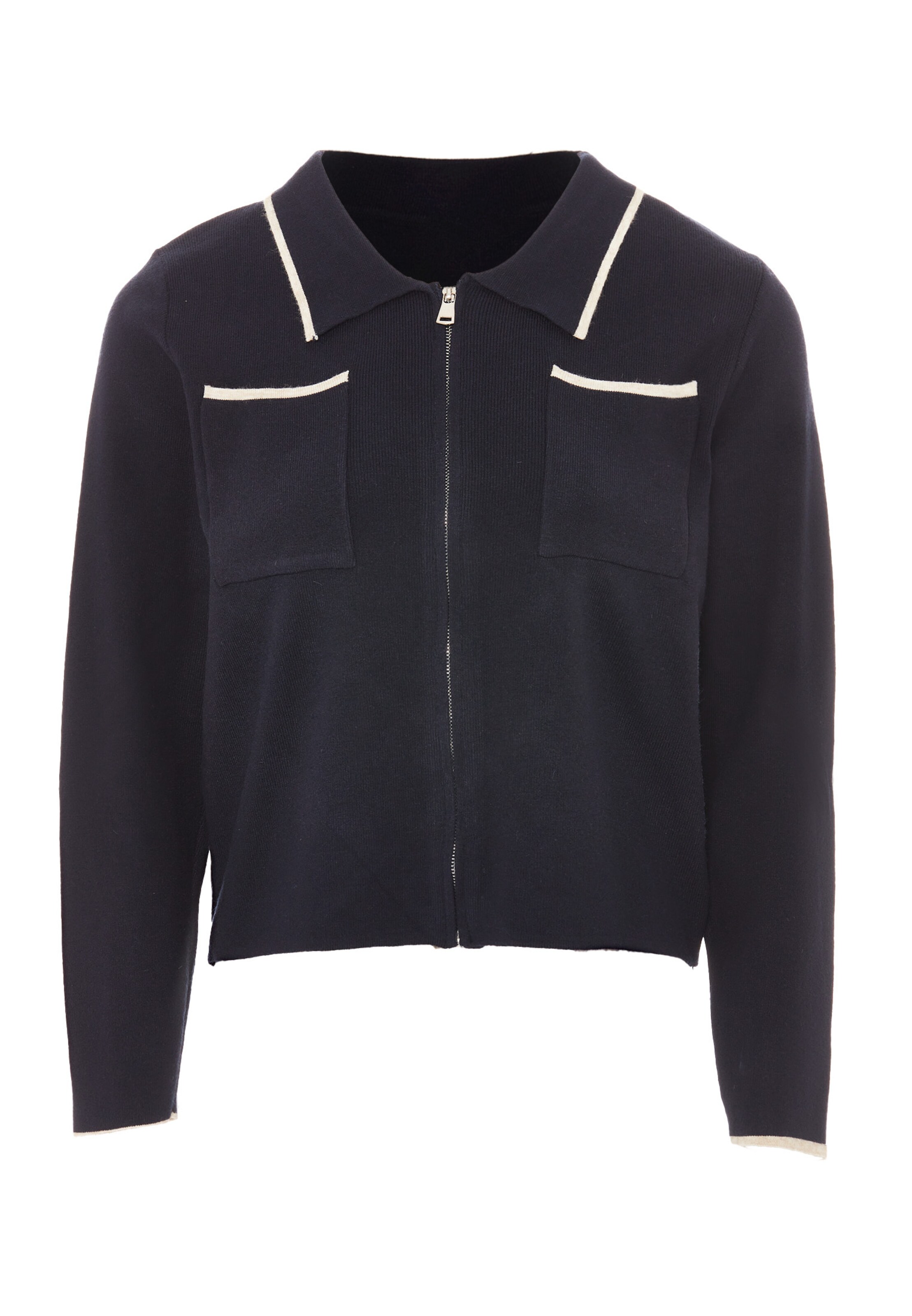 NAEMI - Casaco de malha em azul: frente