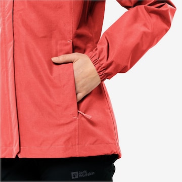 JACK WOLFSKIN Outdoor Jacket 'Stormy Point' in Red