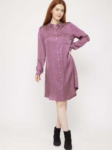 VICCI Germany Shirt Dress in Purple: front