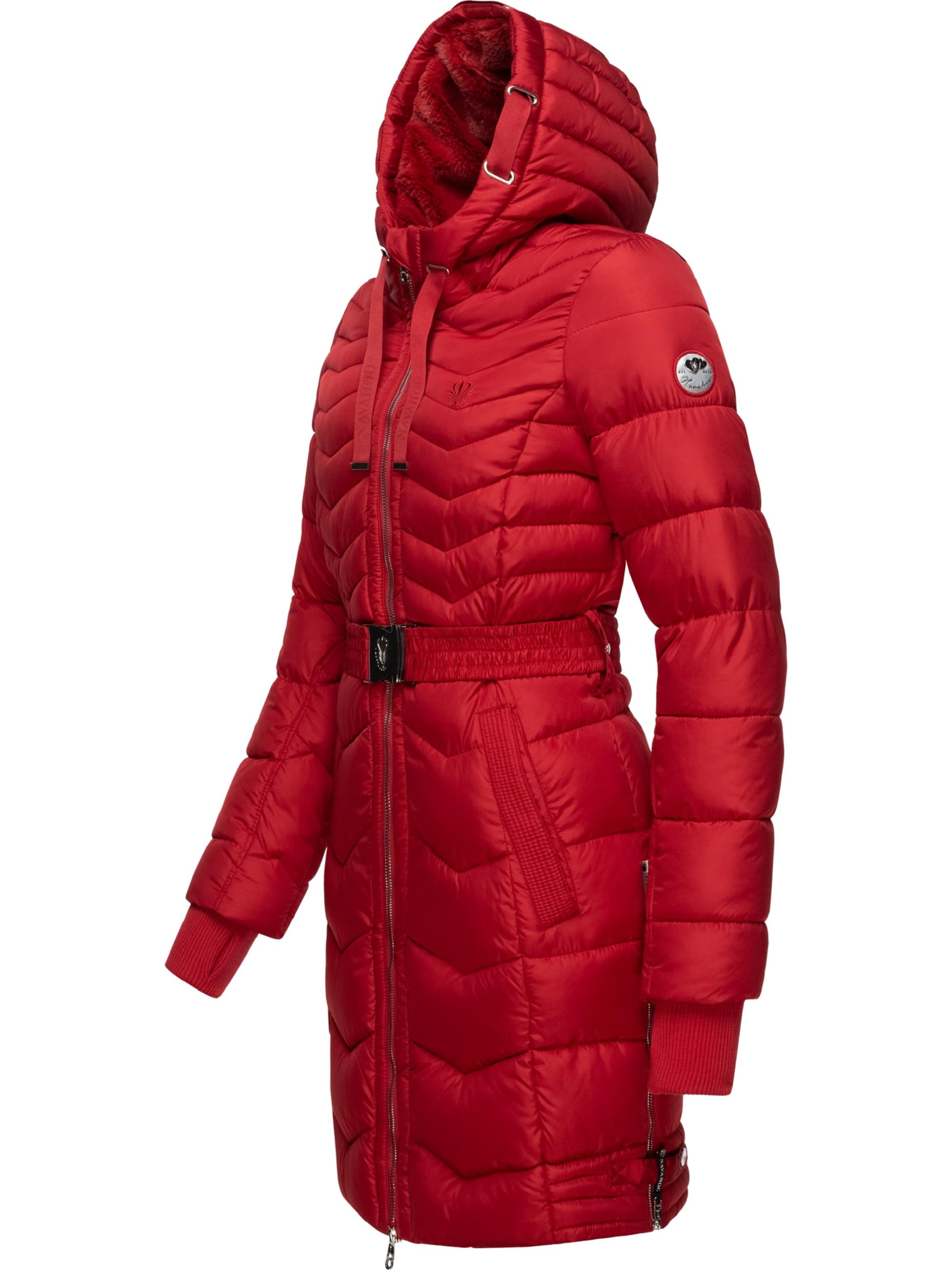 Cappotto invernale 'Alpenveilchen' di NAVAHOO in rosso
