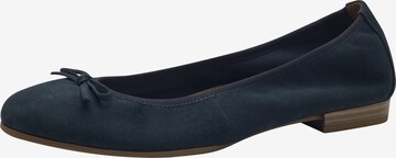 TAMARIS Ballet Flats in Blue: front