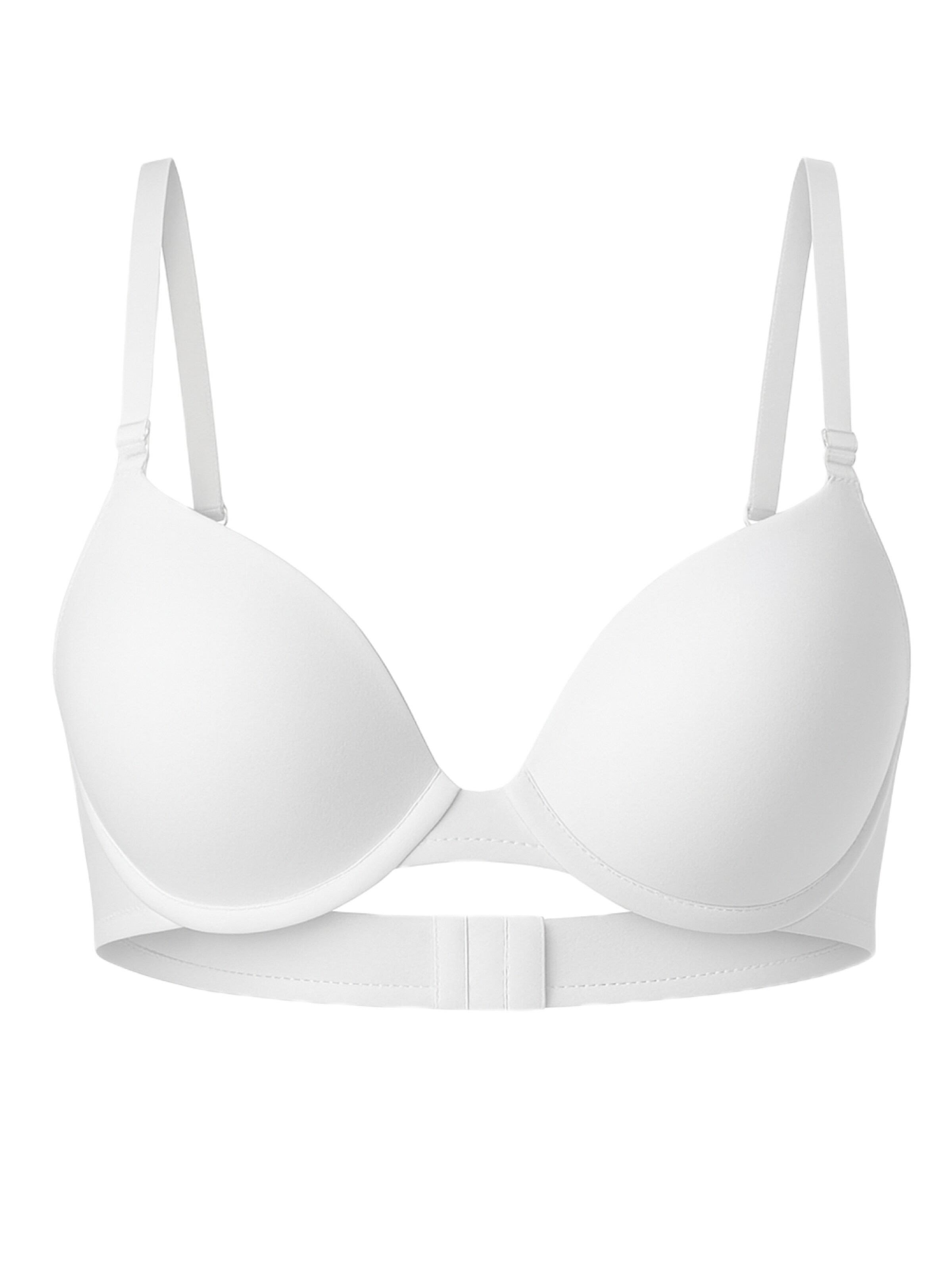 C&City T-shirt BH in Wit: voorkant