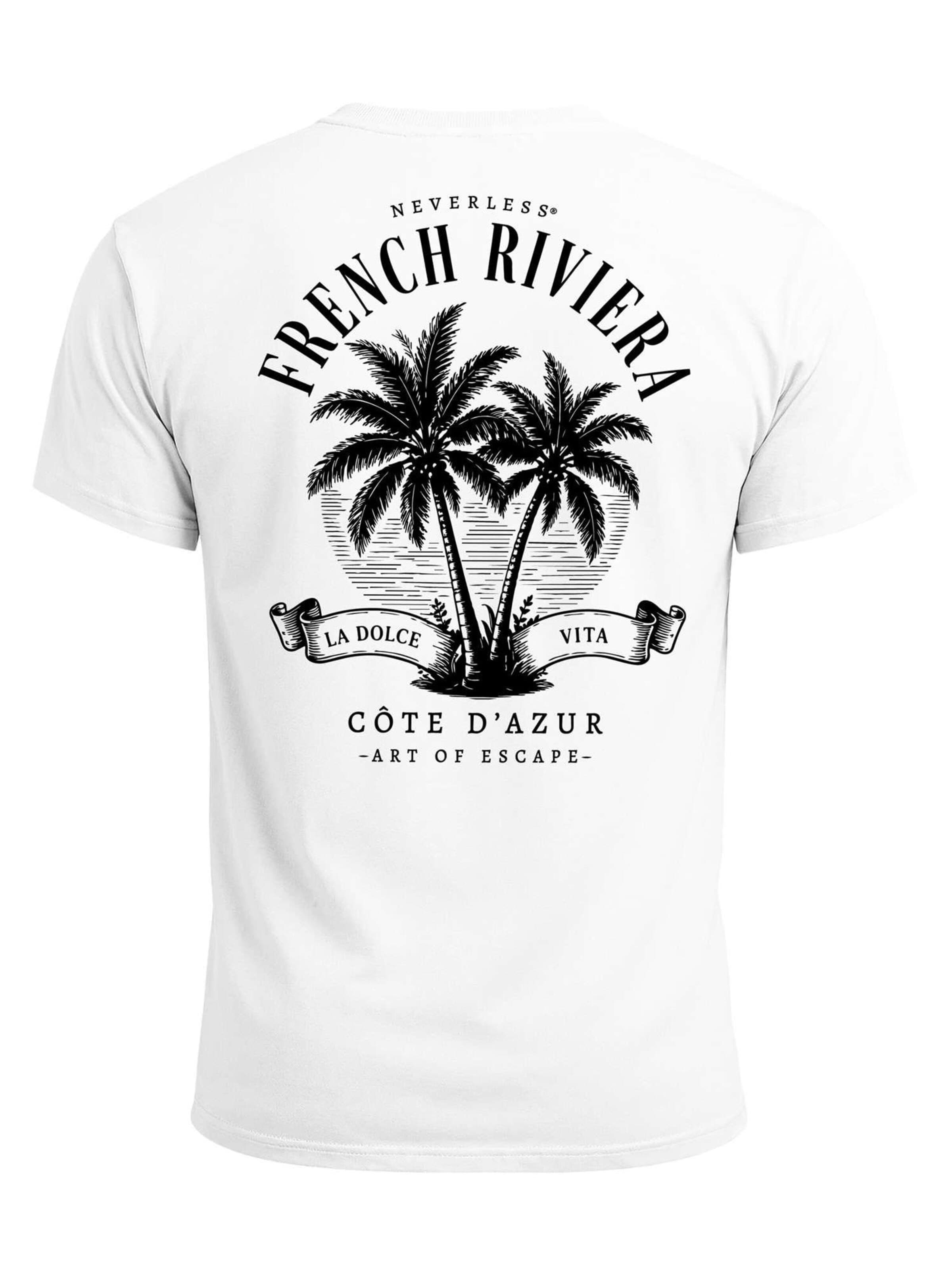 Neverless Shirt 'French Riviera' in White: front