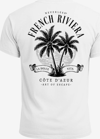 Neverless Shirt 'French Riviera' in White: front