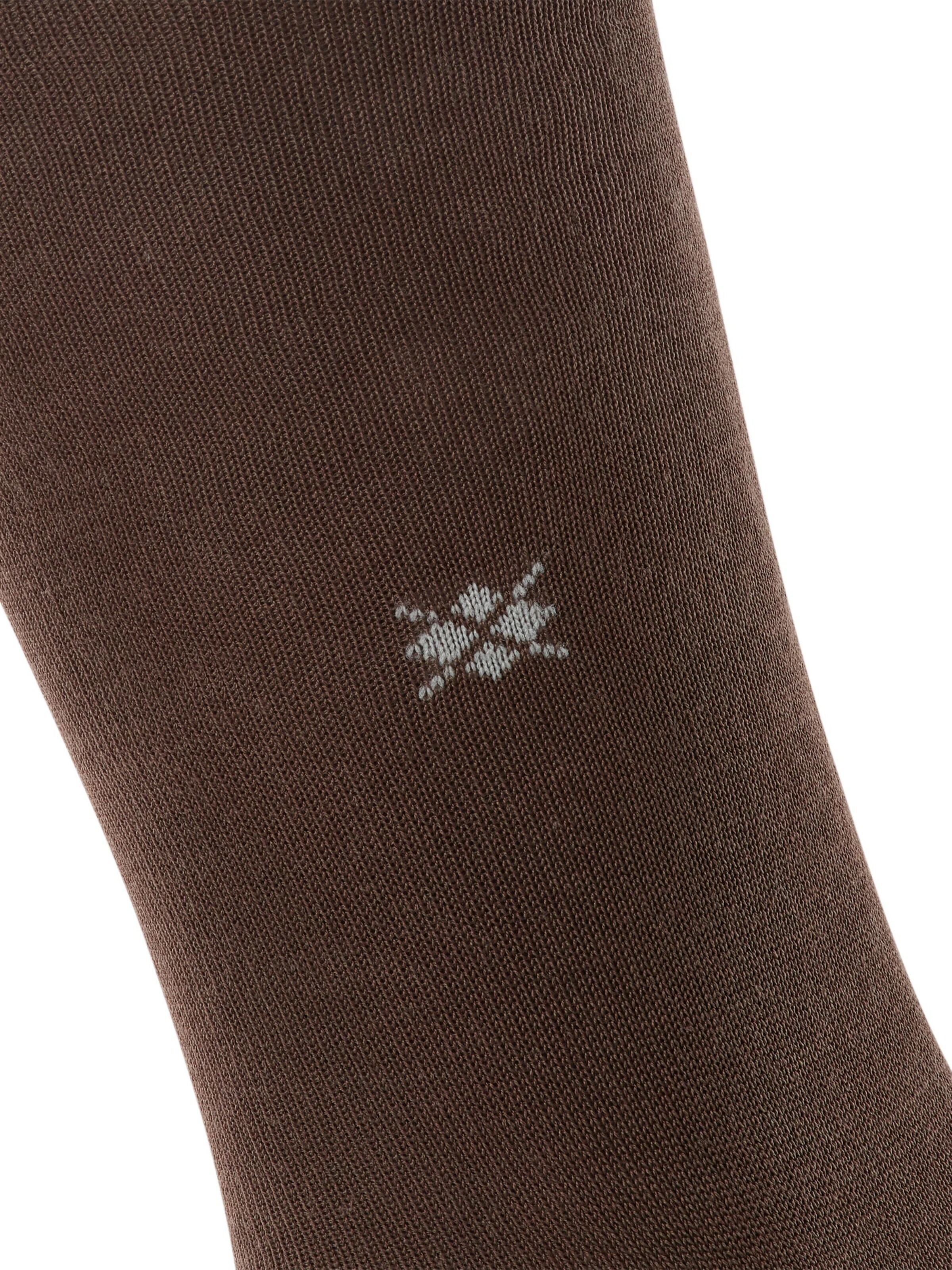 BURLINGTON Knee High Socks 'Dublin' in Brown