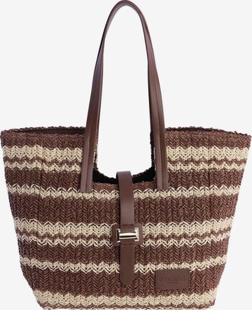 Amichi - Shopper 'Raline' en marrón: frente