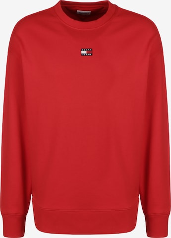 Tommy Jeans Sweatshirt in Rot: predná strana