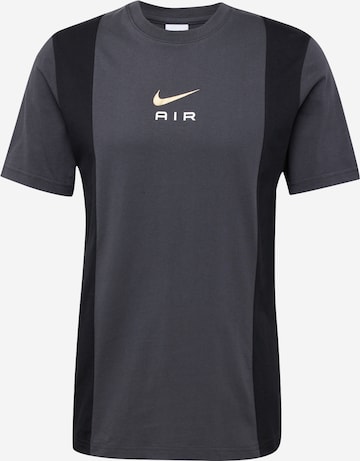 Nike Sportswear Póló 'AIR' - szürke: elől