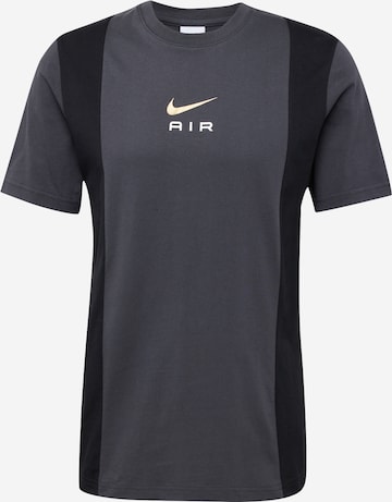 Nike Sportswear T-Shirt 'AIR' in Grau: predná strana