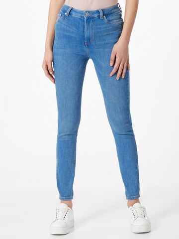 TOM TAILOR DENIM Skinny Jeans 'Janna' in Blau: predná strana