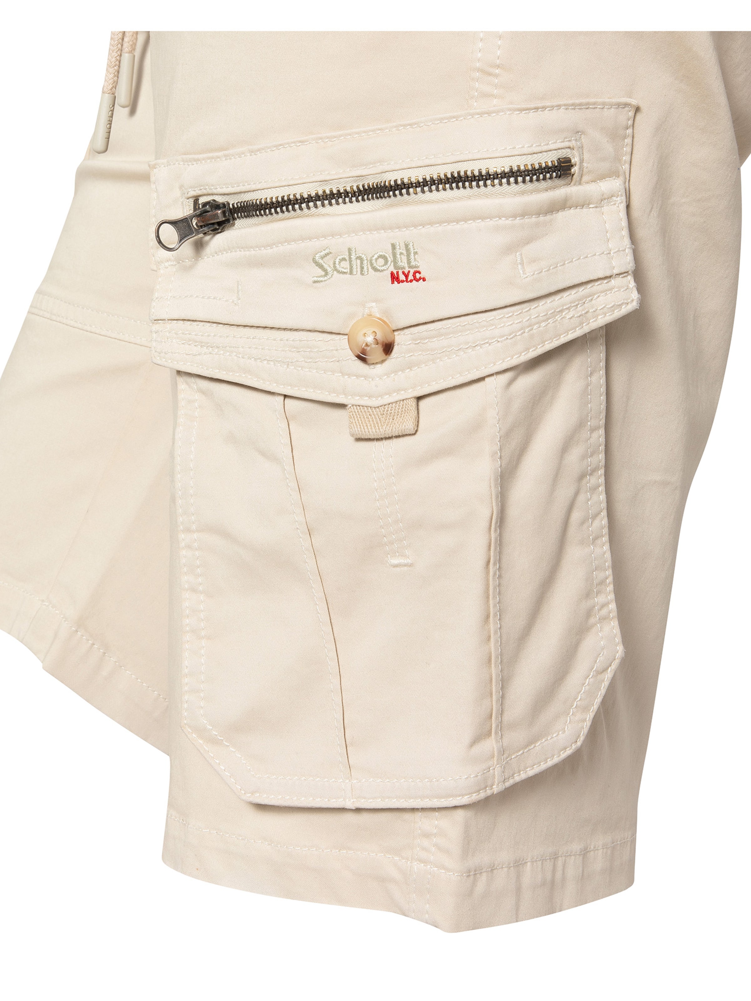 Regular Pantalon Schott NYC en beige