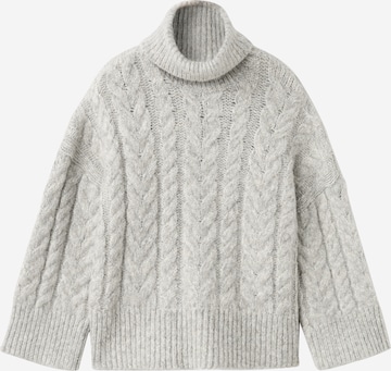 MANGO KIDS Neulepaita 'Aspenl' värissä harmaa: etupuoli