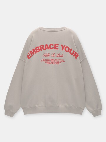 Pull&Bear Sweatshirt in Grey