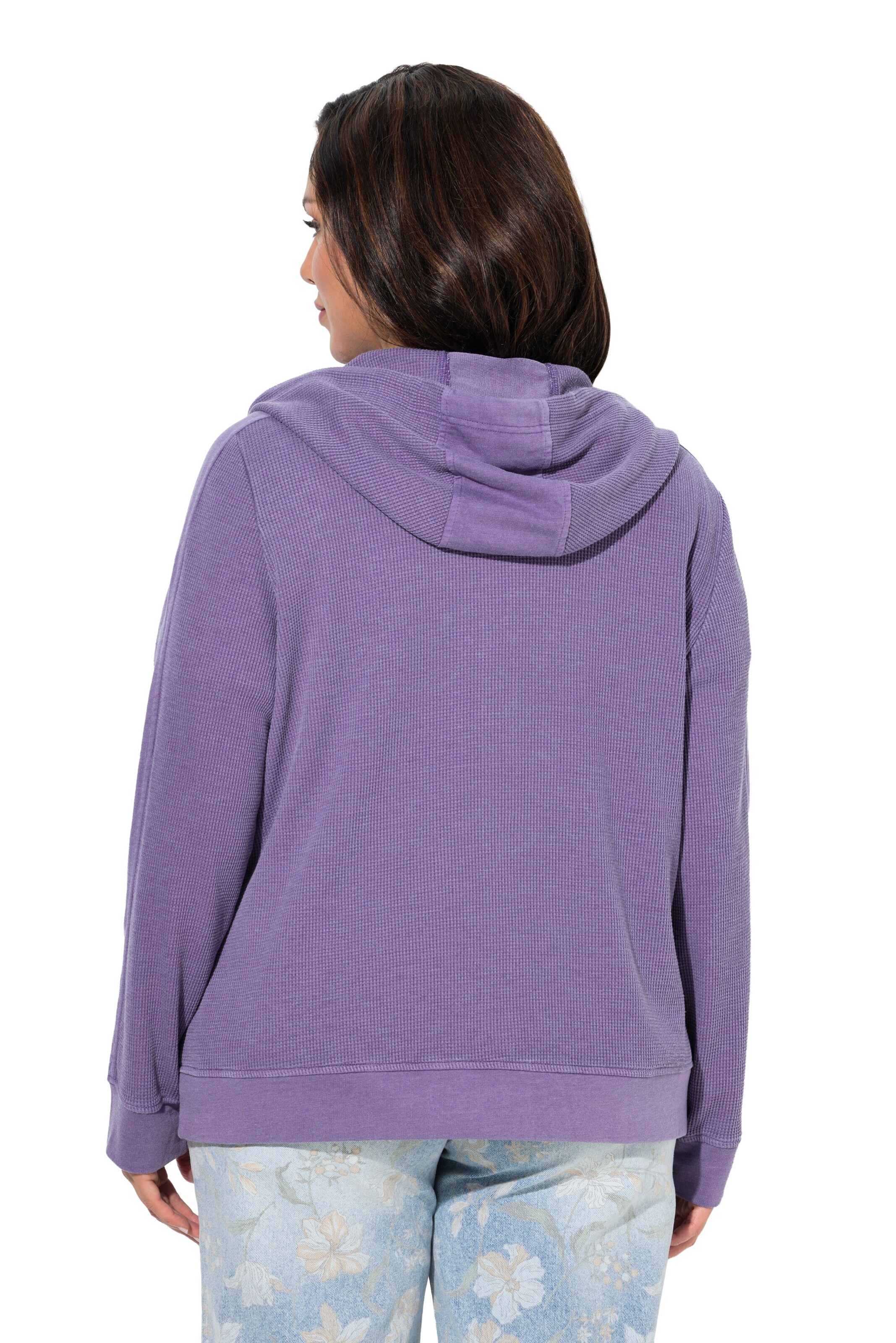 Ulla Popken Sweatjacke in Lila