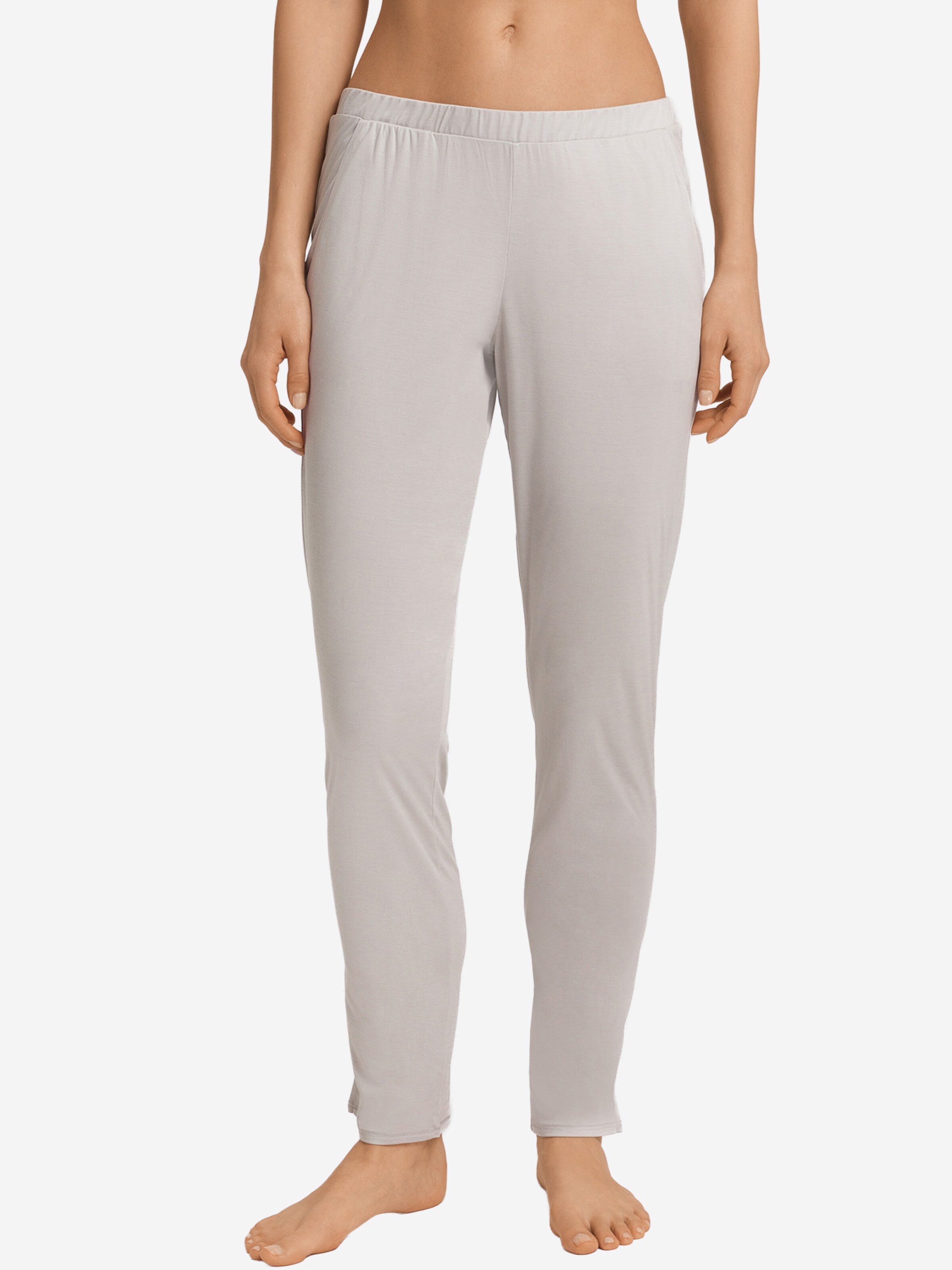 Hanro Pajama pants ' Grand Central ' in Grey: front