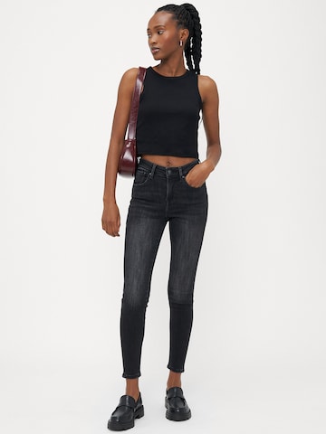 Only Petite Skinny Kavbojke 'ONLPOWER' | črna barva