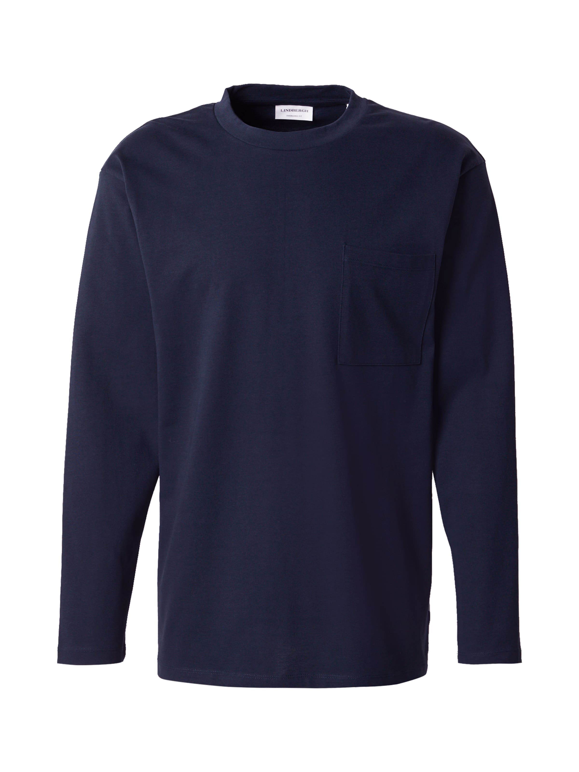 Lindbergh T-shirt i blå: framsida