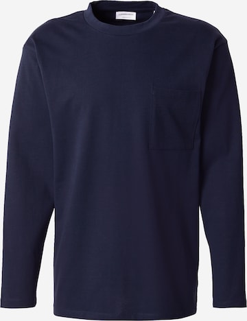 Lindbergh T-shirt i blå: framsida