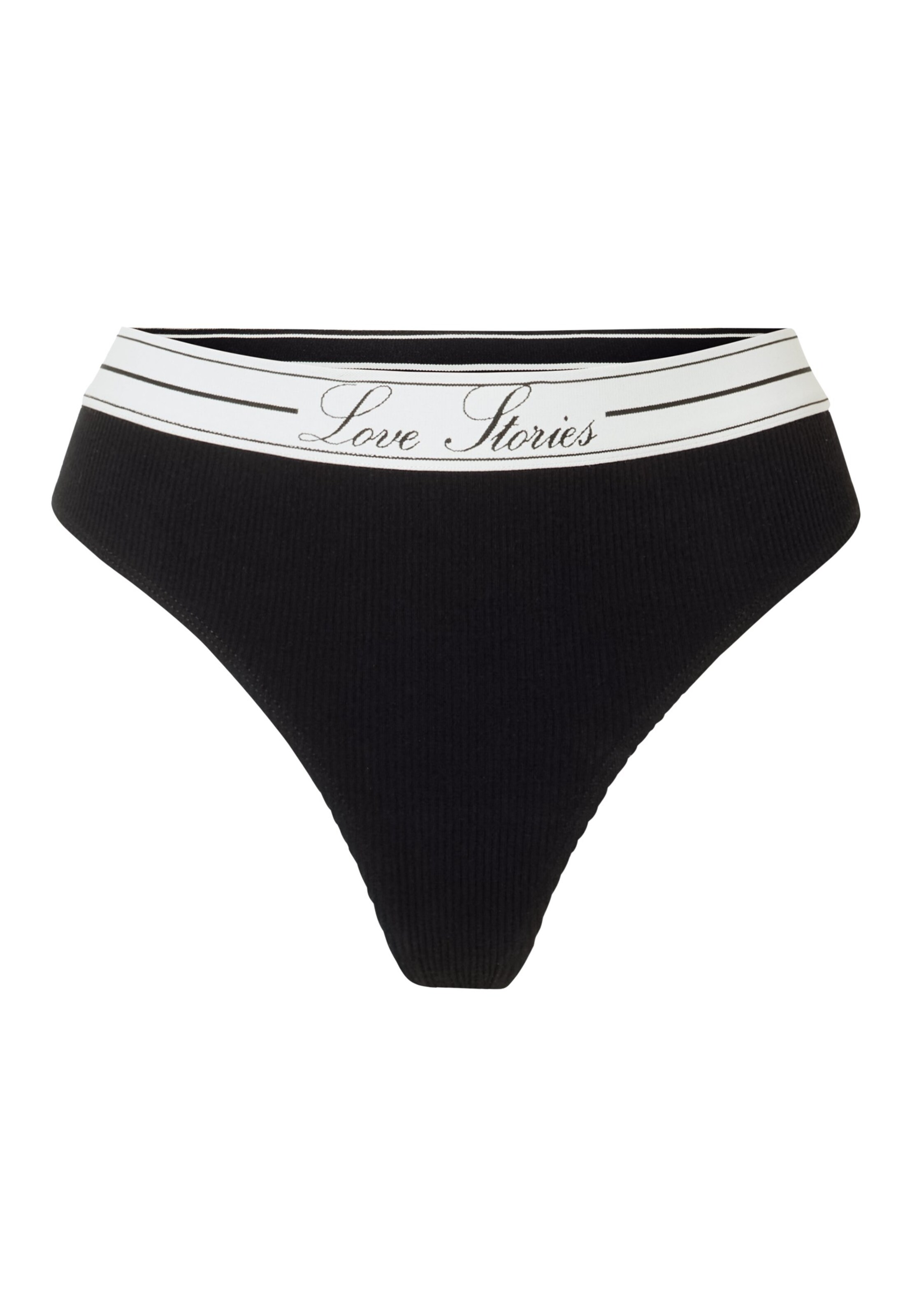 String 'Lima' di LOVE Stories in nero: frontale