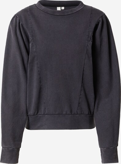 QS Sweatshirt in schwarzmeliert, Produktansicht