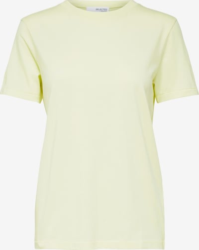 Maglietta 'MY PERFECT TEE' SELECTED FEMME di colore giallo chiaro, Visualizzazione prodotti