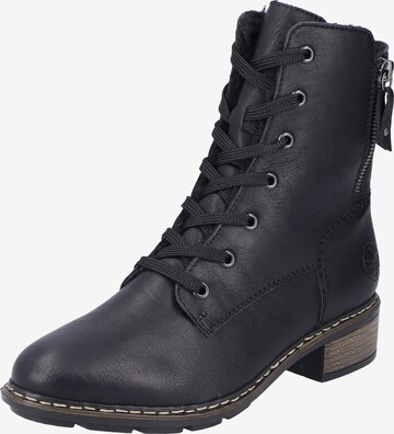 Bottines Rieker en noir : devant