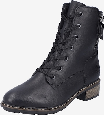 Bottines Rieker en noir : devant