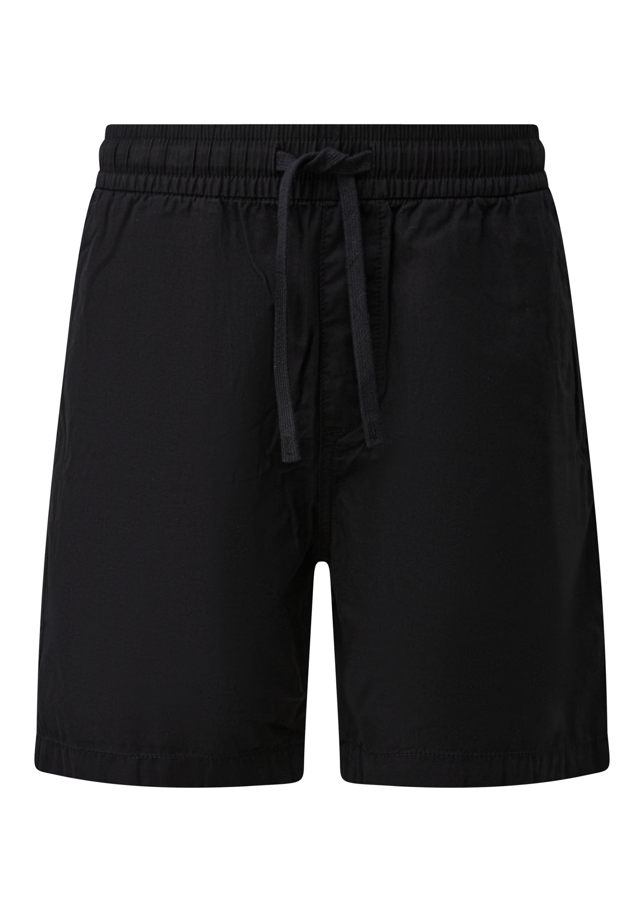 QS Trousers in Black: front