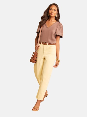 love & roses Shirts i brun: forside