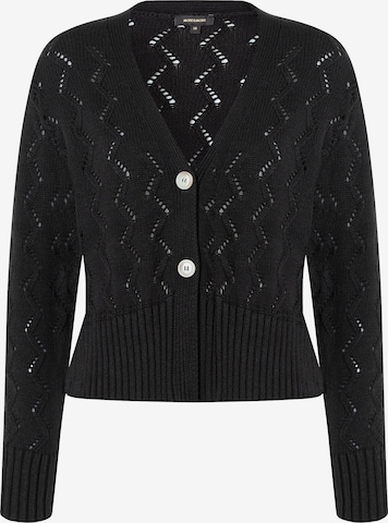 MORE & MORE Knit Cardigan in Black: front