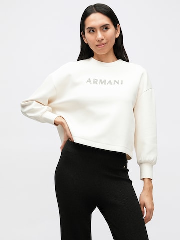 ARMANI EXCHANGE Sweatshirt in White