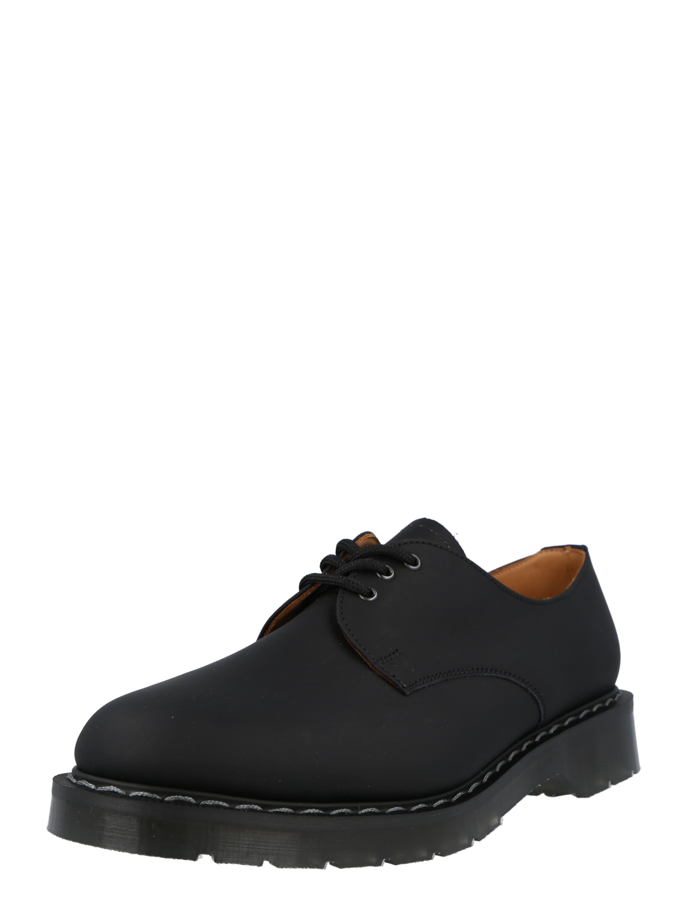 Solovair Lace-up shoe 'Gibson' in Black: front