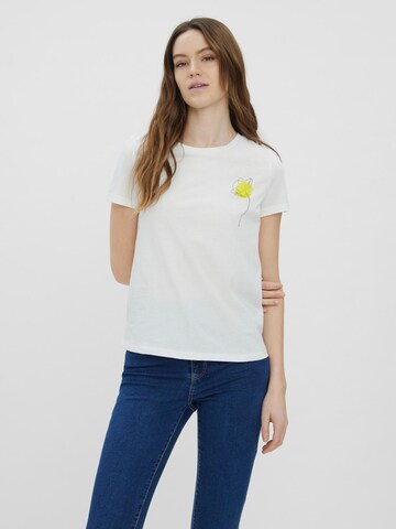 VERO MODA Shirt 'AYA FRANCIS' in Wit: voorkant