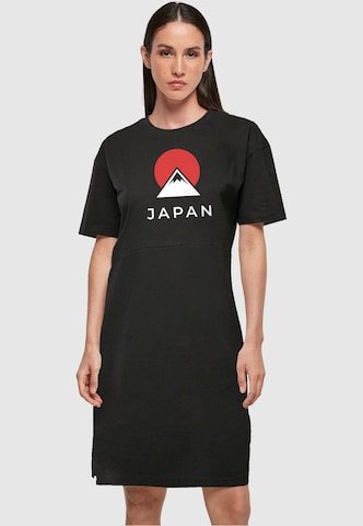 Merchcode Kleid 'Japan X' in Schwarz: predná strana