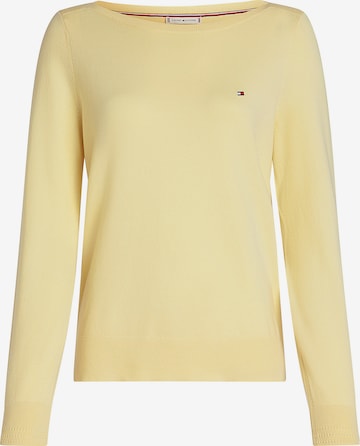 Pull-over TOMMY HILFIGER en jaune : devant