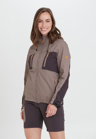 Whistler Outdoor Jacket 'IRA' in Brown: front