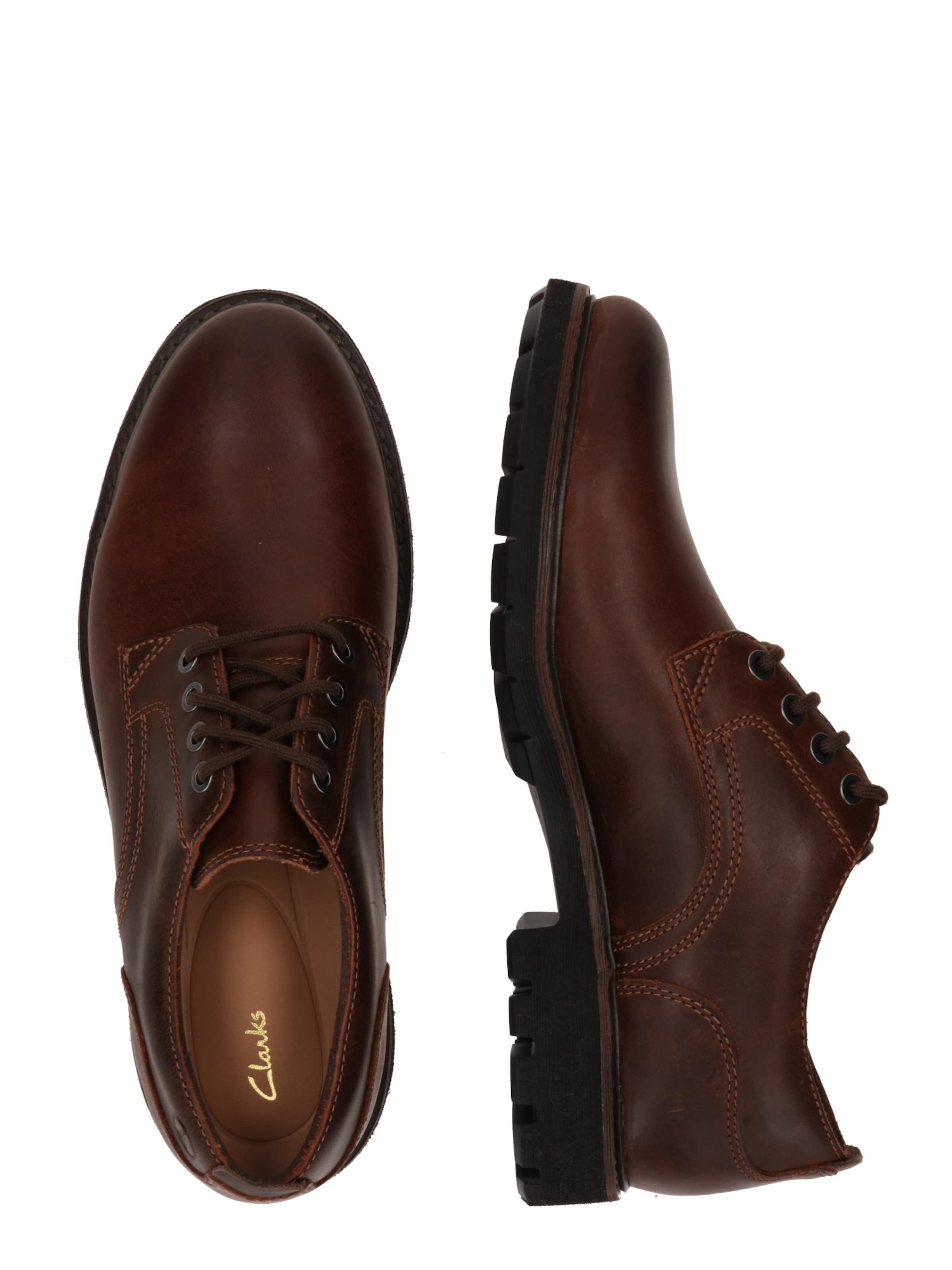 CLARKS Lace-up shoe 'Batcombe' in Brown