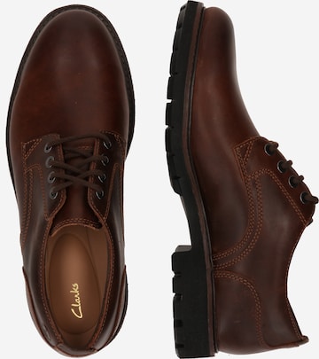 CLARKS Δετό παπούτσι 'Batcombe' σε καφέ