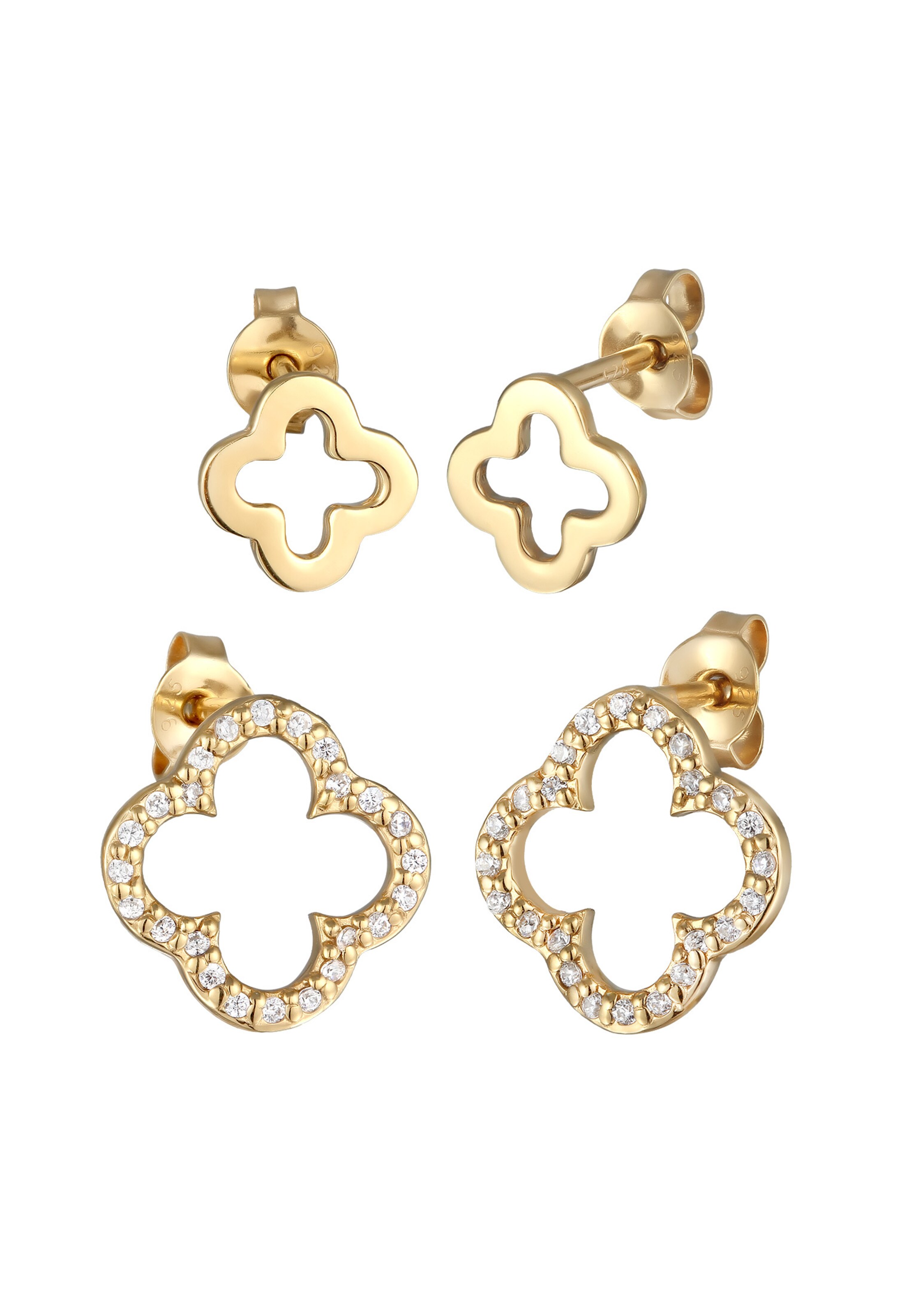 ELLI Ohrringe in Gold: Vorderseite